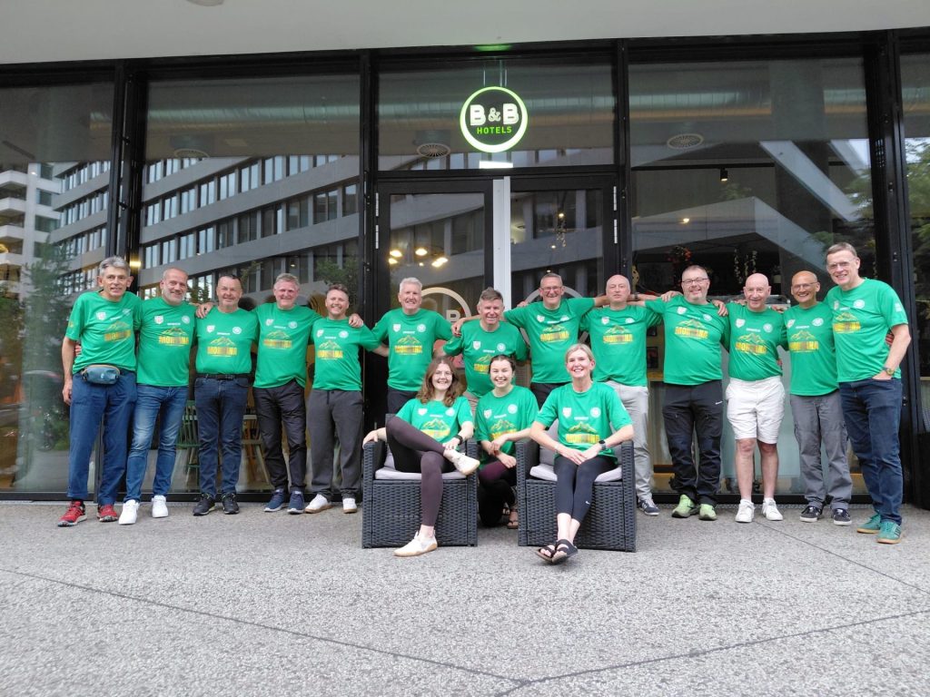 Team at hotel in Basel