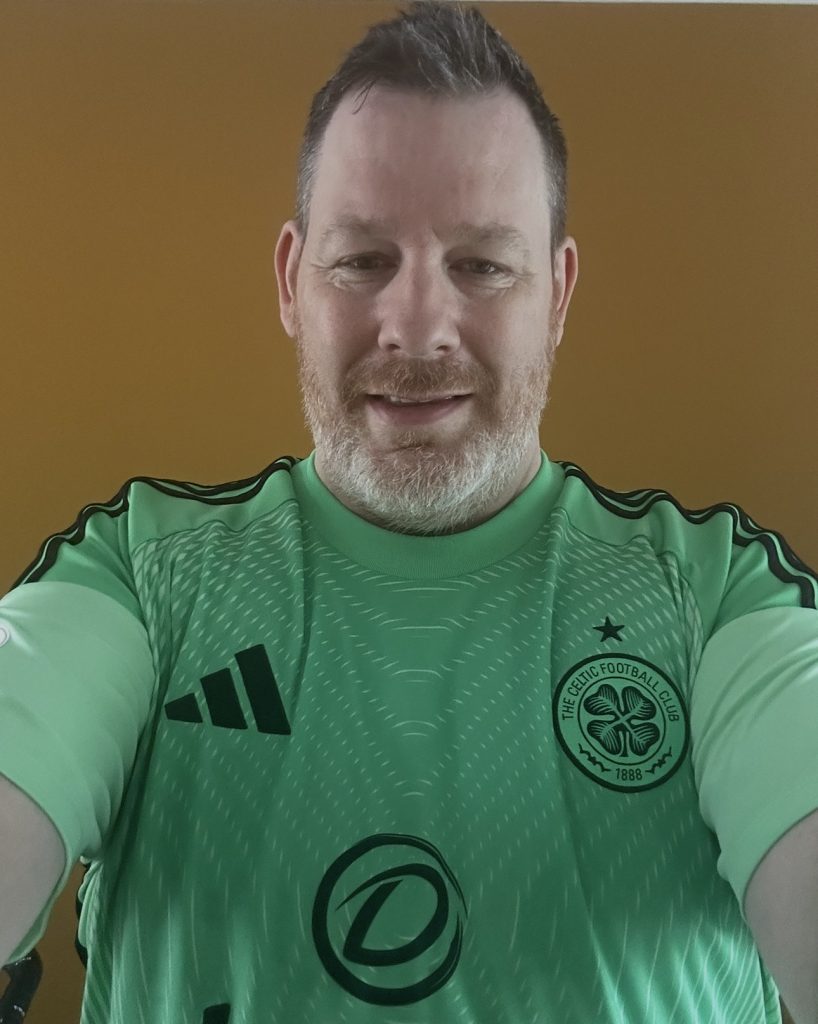 Celtic green GK shirt from season 2025 2026 
