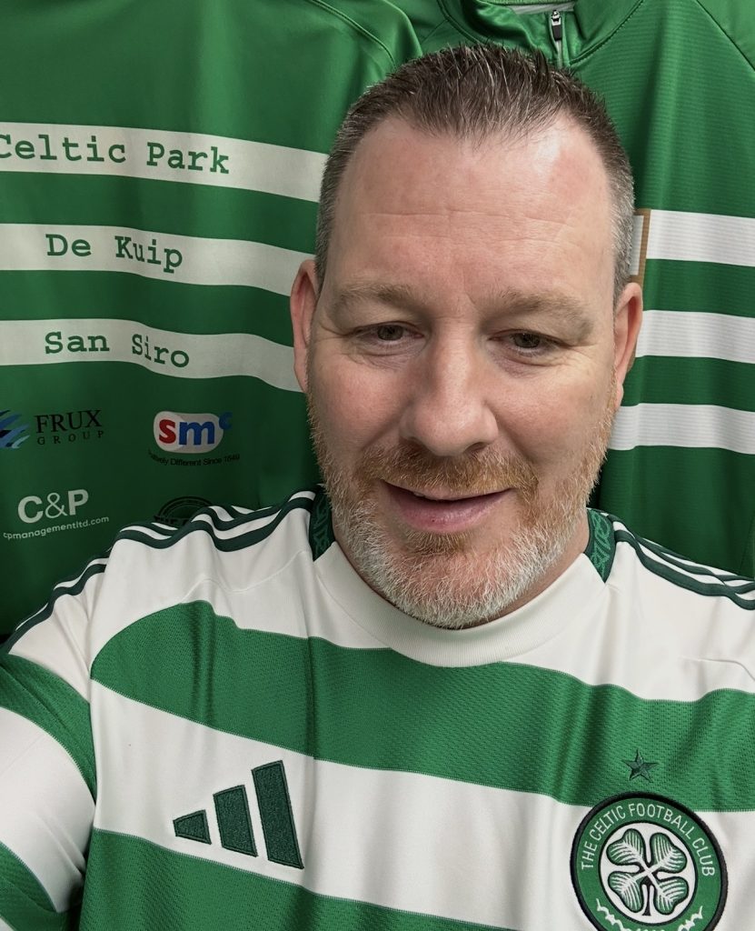 2024 2025 Celtic home hooped jersey by Adidas