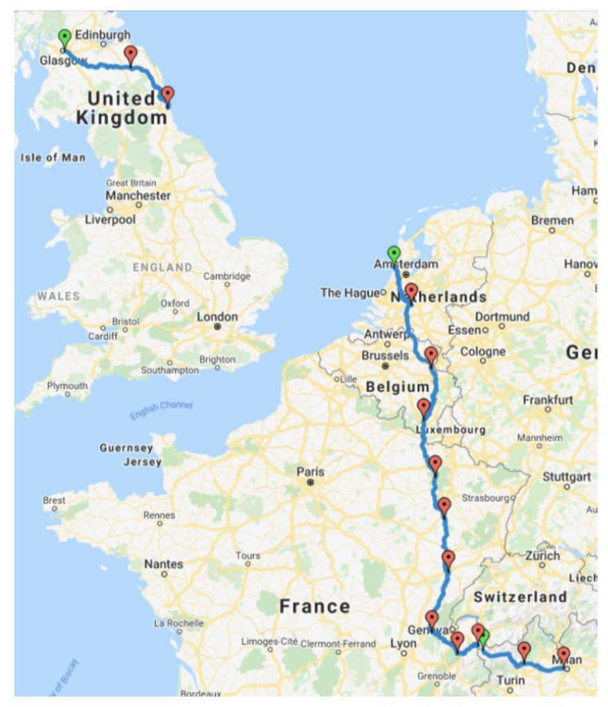 R2M route map
