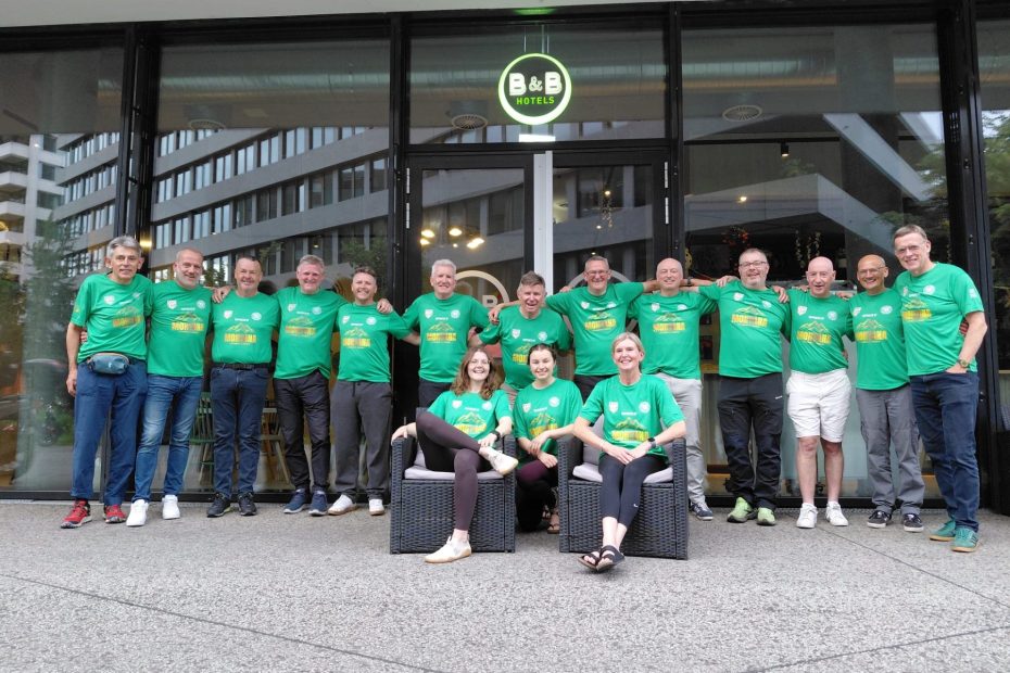 Team at hotel in Basel