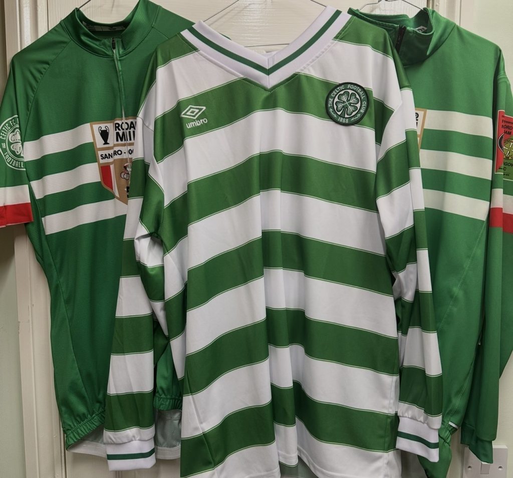 Celtic Home Hoops Long Sleeve 1982-1984 by Umbro