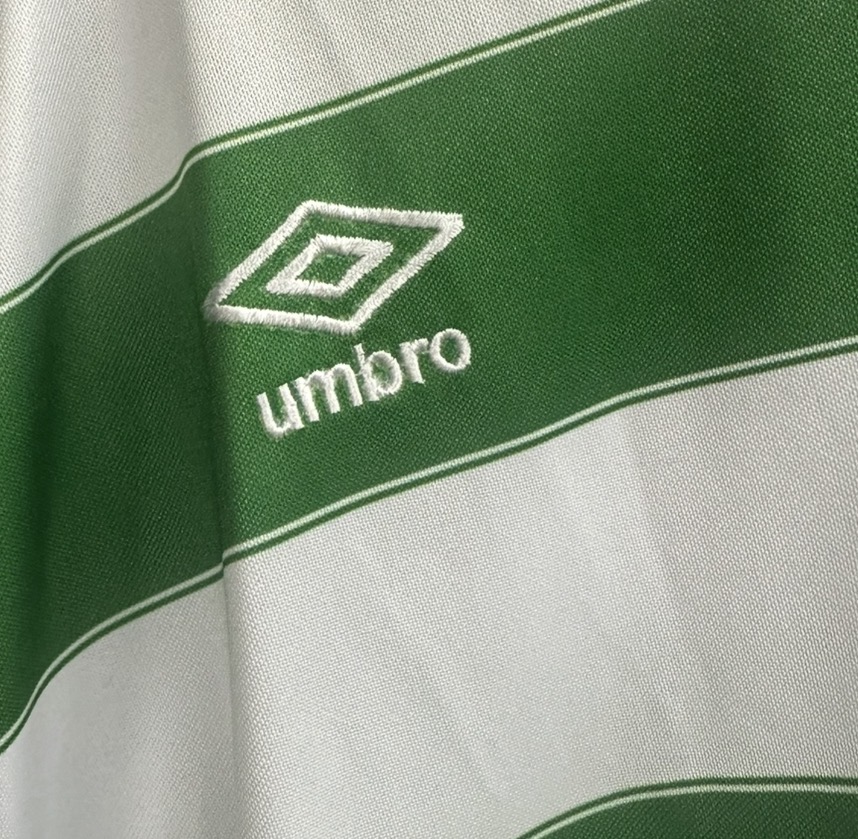 Celtic Home Hoops Long Sleeve 1982-1984 by Umbro