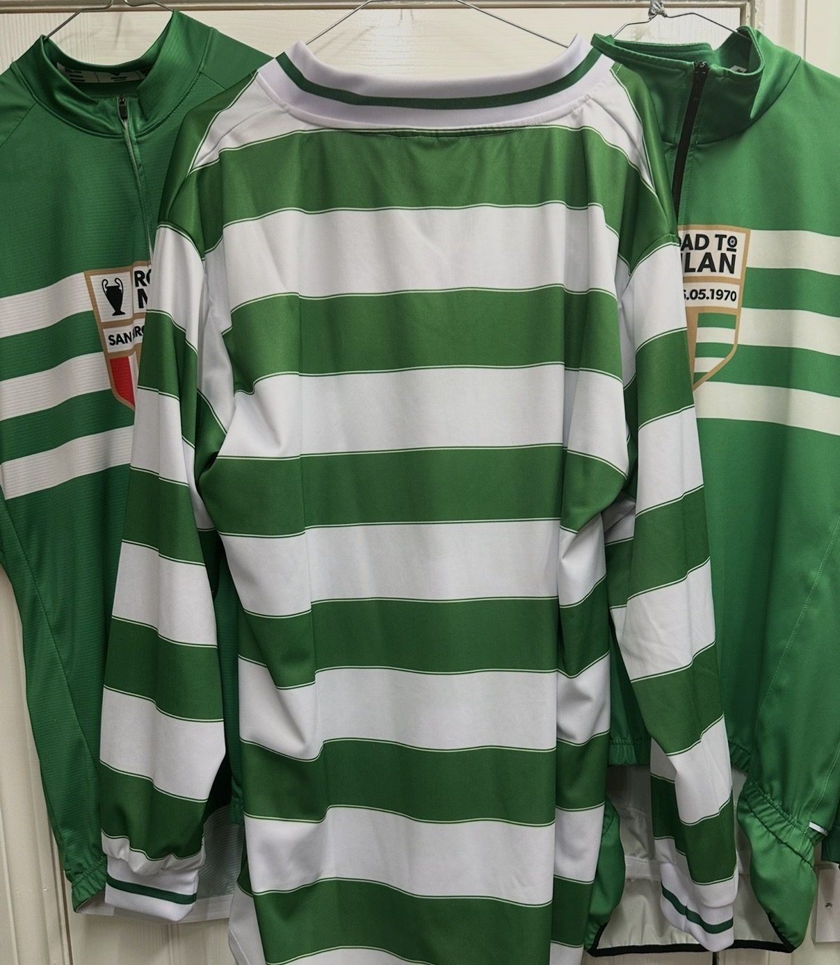 Celtic Home Hoops Long Sleeve 1982-1984 by Umbro