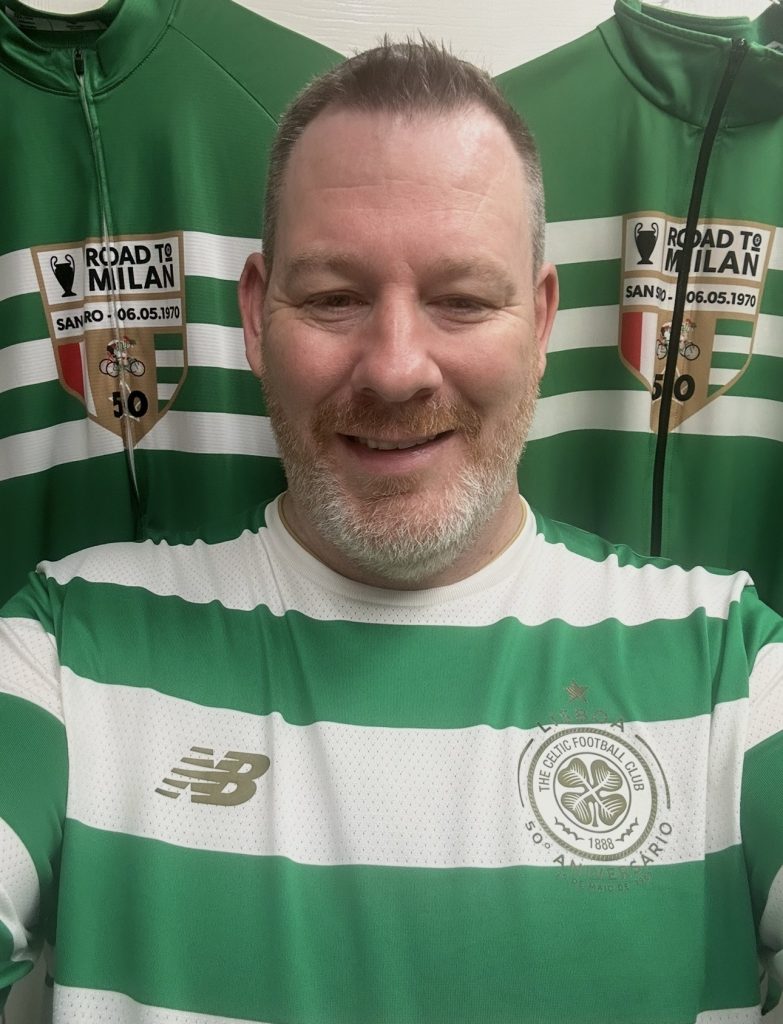 Celtic home hoops long sleeve from season 2016-2017