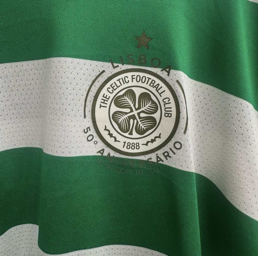 Celtic home hoops long sleeve from season 2016-2017