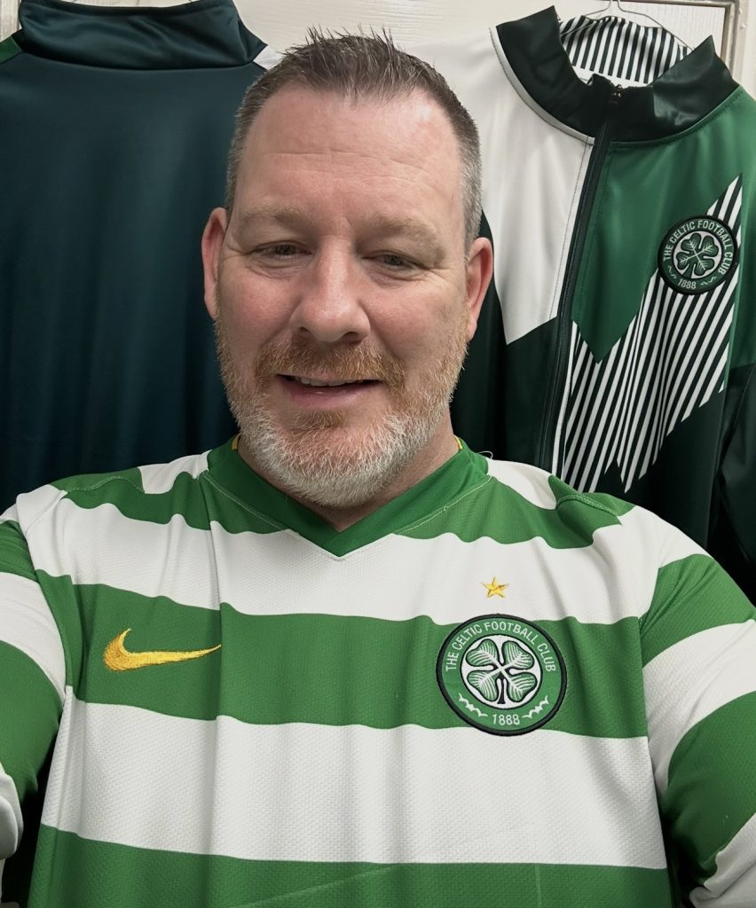Celtic home hoops long sleeve 2008-2010 by Nike