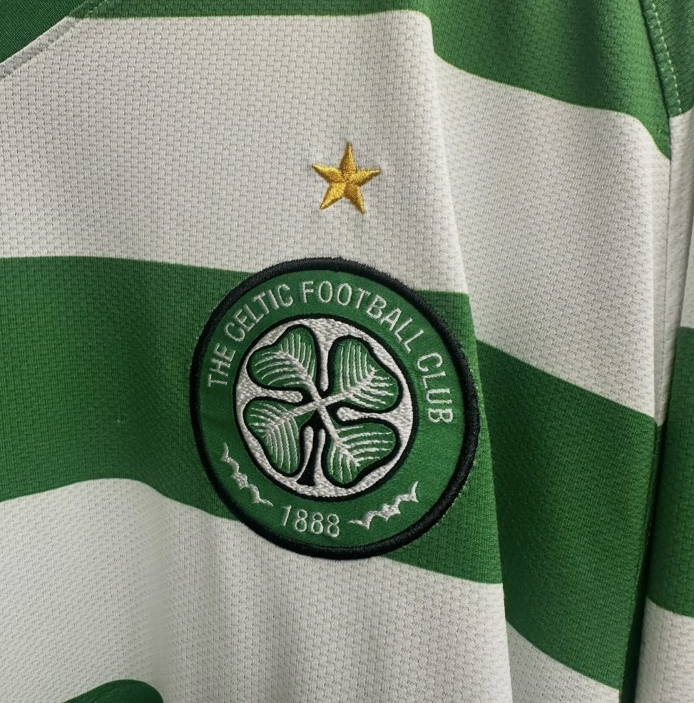 Celtic home hoops long sleeve 2008-2010 by Nike