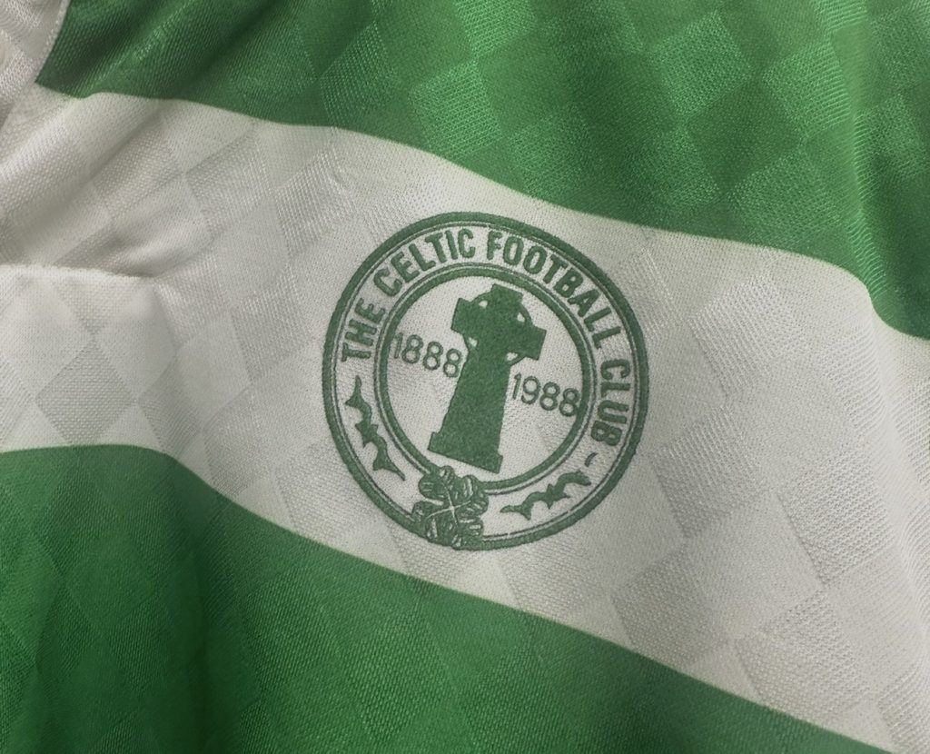 Celtic Retro Home Hoops Centenary jersey from 1987-1989