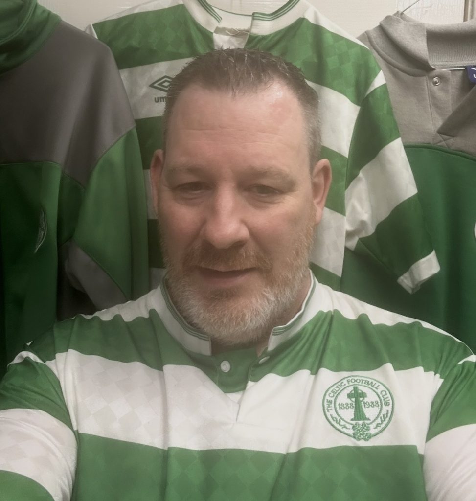 Celtic Retro Home Hoops Centenary jersey from 1987-1989