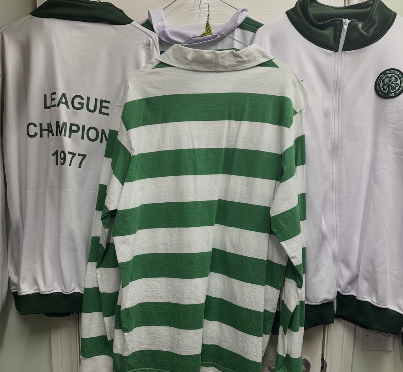 Celtic home hoops by Umbro from 1976 Scottish cup final