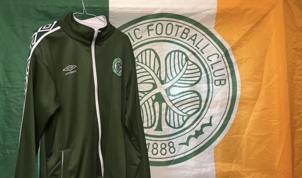 Celtic track jacket by Umbro 1978-1982