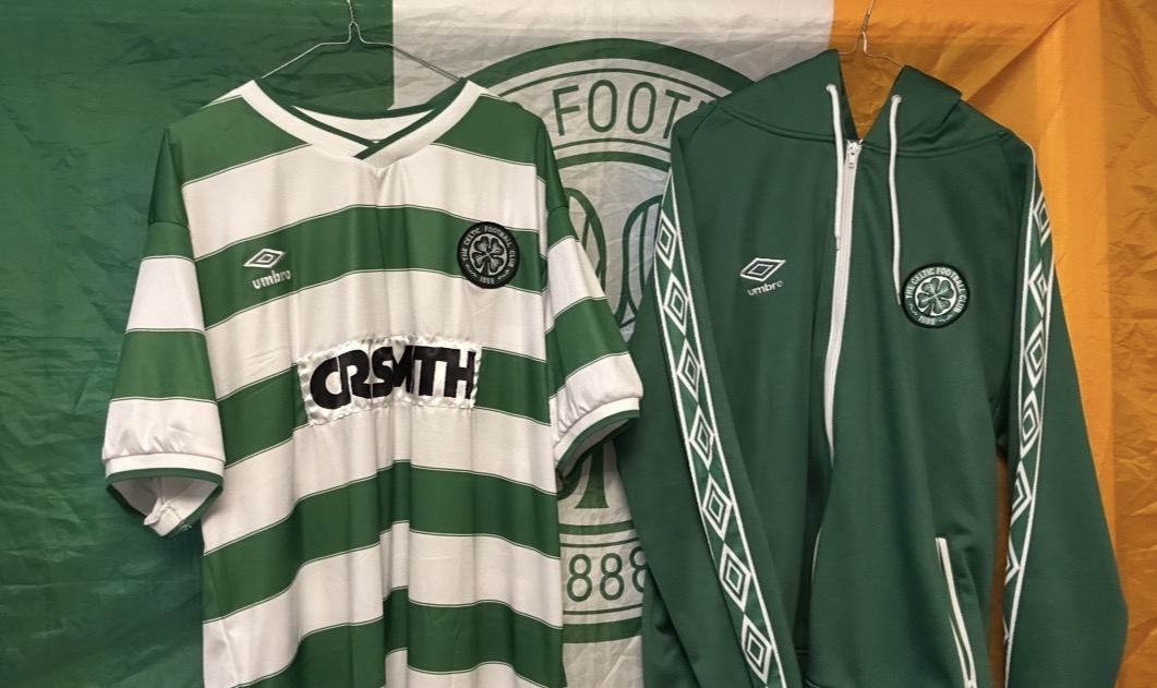 Celtic Home Hoops short sleeve 1985-1986