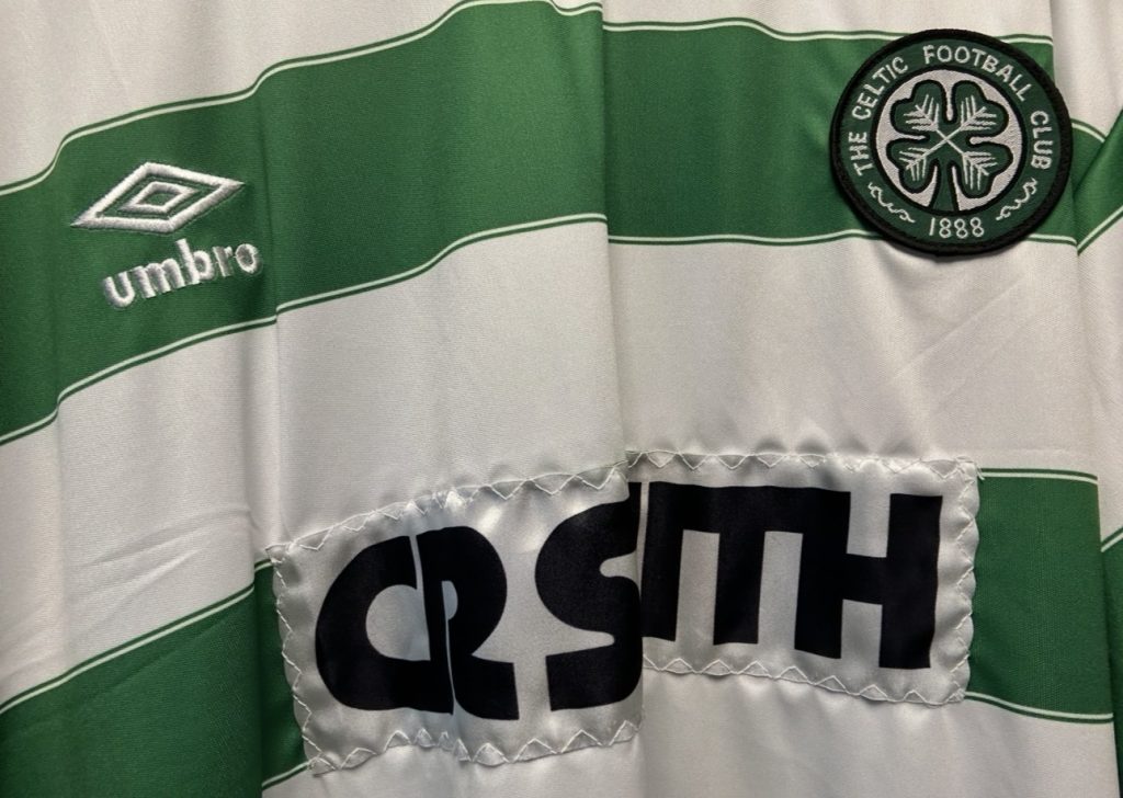 Celtic Home Hoops short sleeve 1985-1986