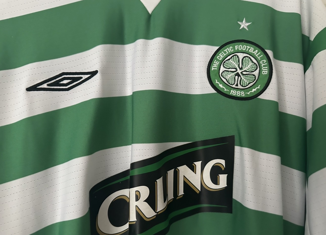 Celtic home hoops from season 2004 2005 by Umbro