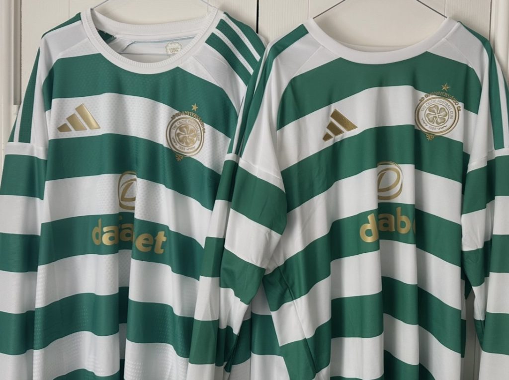 Celtic home hoops long sleeve from season 2026 2027 by Adidas