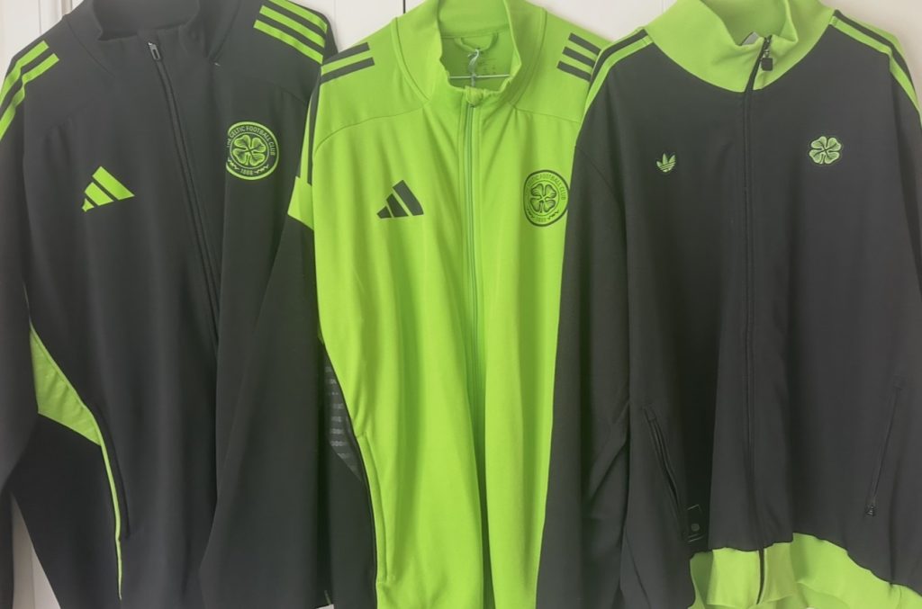 Celtic Tracksuit jackets from season 2025 2026 by Adidas
