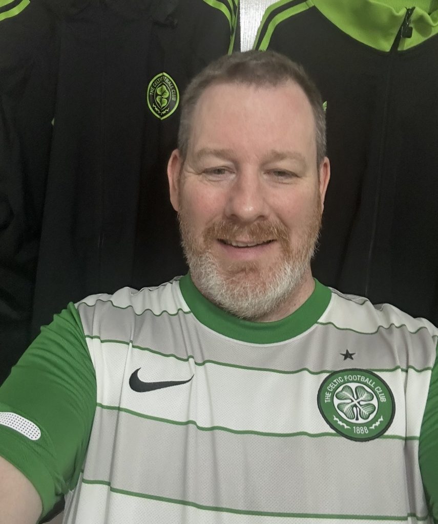 2011 2012 Celtic Grey and White hooped away shirt by Nike
