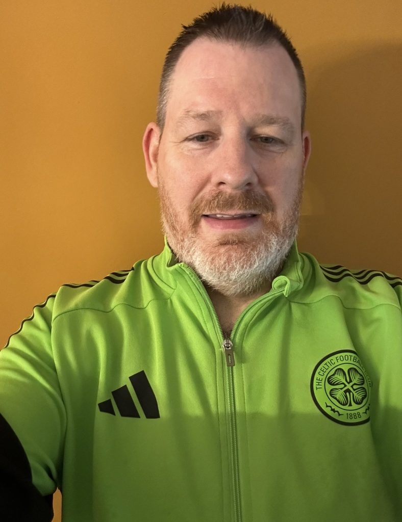 Celtic Neon tracksuit jacket from season 2025 2026 by Adidas