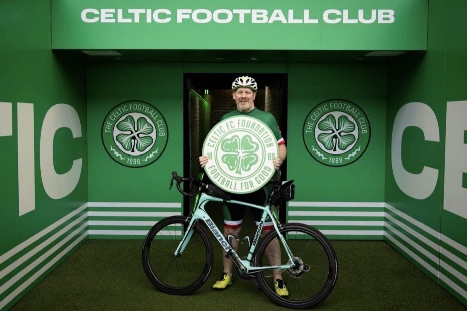 Mouldy at Celtic Park with friends from Foundation