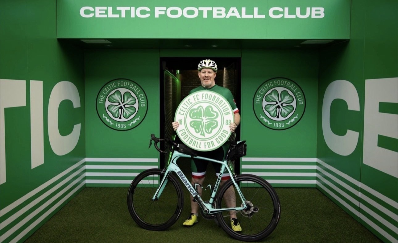 Mouldy at Celtic Park with friends from Foundation